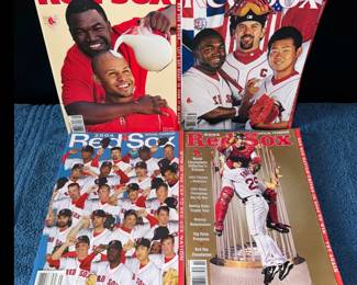 Boston Red Sox Yearbooks 2004-2007