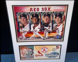 2004 Boston Red Sox USPS Pitcher Print