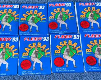 Fleer Baseball 1993 Unopened Packs of Cards