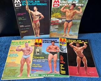 1960s Muscular Development Magazines