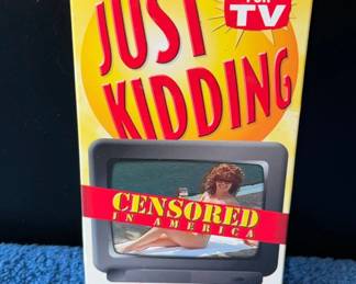 Just Kidding TV Uncensored VHS Tape Too Hot For TV!