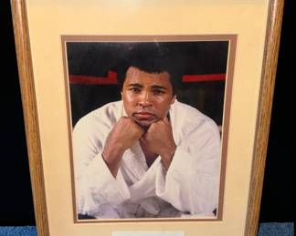 Muhammad Ali Print with Autograph? No COA!
