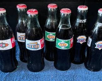 Coca Cola Collectible Super Bowl Bottles