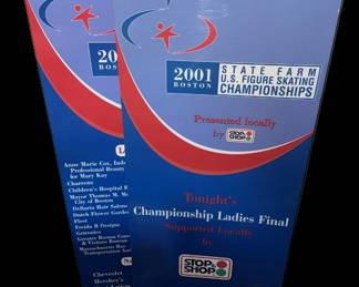 2001 United States Figure Skating Championships TD Garden Official Signs