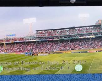Soccer at Fenway 2010 Fenway Display Board