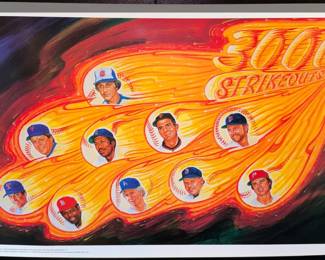 THREE 3000 Strikeout Club MLB Posters