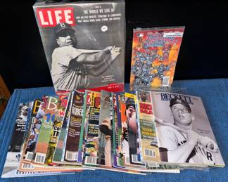 Baseball Magazines and Comic Books
