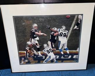 New England Patriots Framed Tom Brady Wall Art