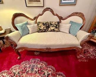 Settee 60"L x 37"H x 25"D