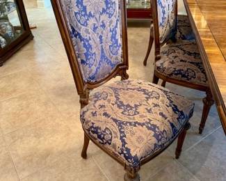 Upholstered Dining Chairs (2 arm chairs & 6 dining chairs)