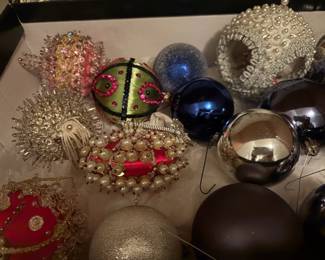 Assortment of Christmas Ornaments