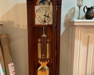 Sligh Cherrywood Grandfather Clock