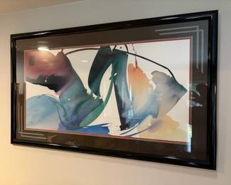 Framed Abstract Print by Peter Kitchell