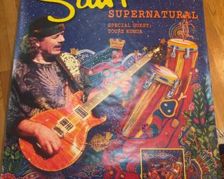 2000 Santana Germany "Supernatural" Tour Poster