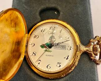 Colibri "Duck Hunting" Quartz Pocket Watch