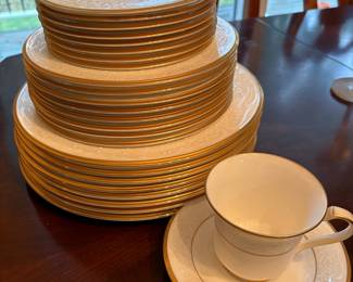 Noritake China "White Palace" Dinnerware Set