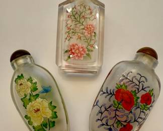 Set of 3 The Li Bien Decorative Bottles