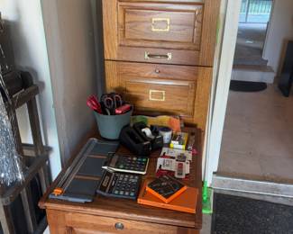 Oak Filing Cabinets