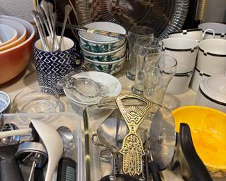 Brass Israel Bottle Opener, Assortment of Kitchen Utensils