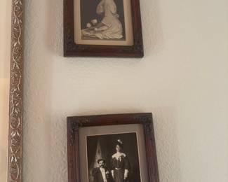 Framed Antique Black/White Photo's
