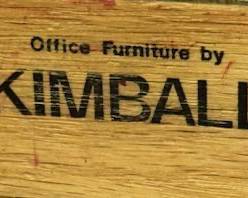 Kimball Mid Century Modern Office Furniture