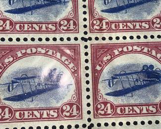 One of my customers corrected me on these "World's greatest stamps, the Inverted Jenny.  