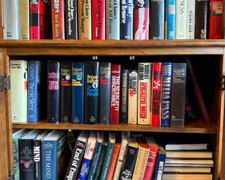 Books in the office on the main floor
