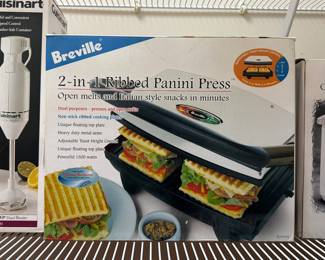 2 in 1 Ribbed Panini Press