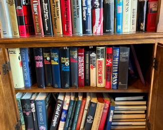 Books in the office on the main floor