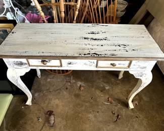 147 - Weathered White Desk