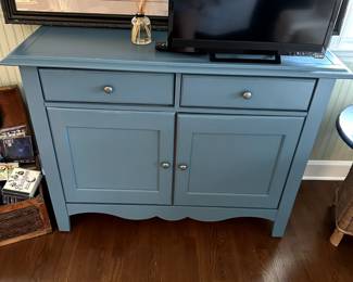 049 - Blue Buffet Table 47x19