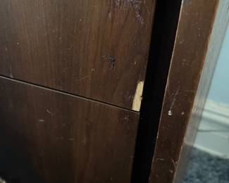 Slight damage on MCM nightstand #2