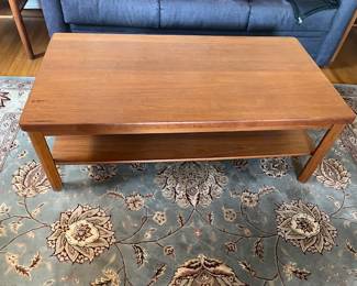 Ethan Allen coffee table 25" x 49" x 16"