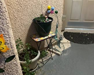 Potted Plants. Yard Art