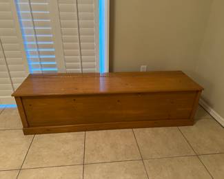 5'10" wood bench
