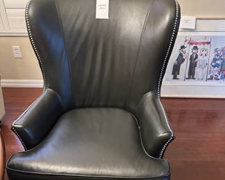 Studded armchair