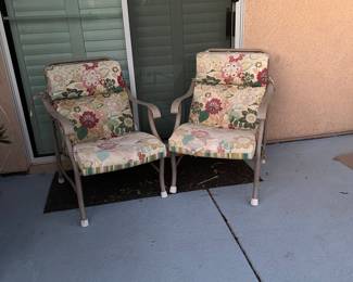 Patio chairs