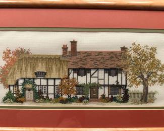 Needlepoint cottage