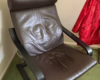 MCM EUROPEAN LEATHER CHAIR
