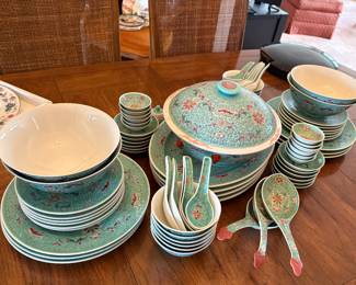 CHINESE PORCELAINS TABLEWARE