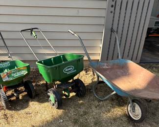 SPREADERS & WHEEL BARROW