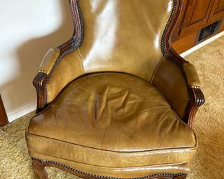 LEATHER SIDE CHAIR