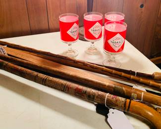 collection of early walking canes