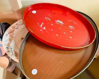 vintage trays