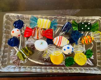 Murano glass candy