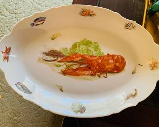 large French porcelain platter