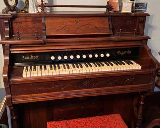 Antique Organ with bench