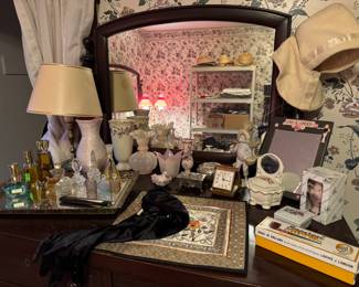 Vintage Perfume and Bottles, Vintage Glassware