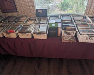 Lots of CD's and DVD's