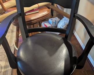 One of two bar height stools